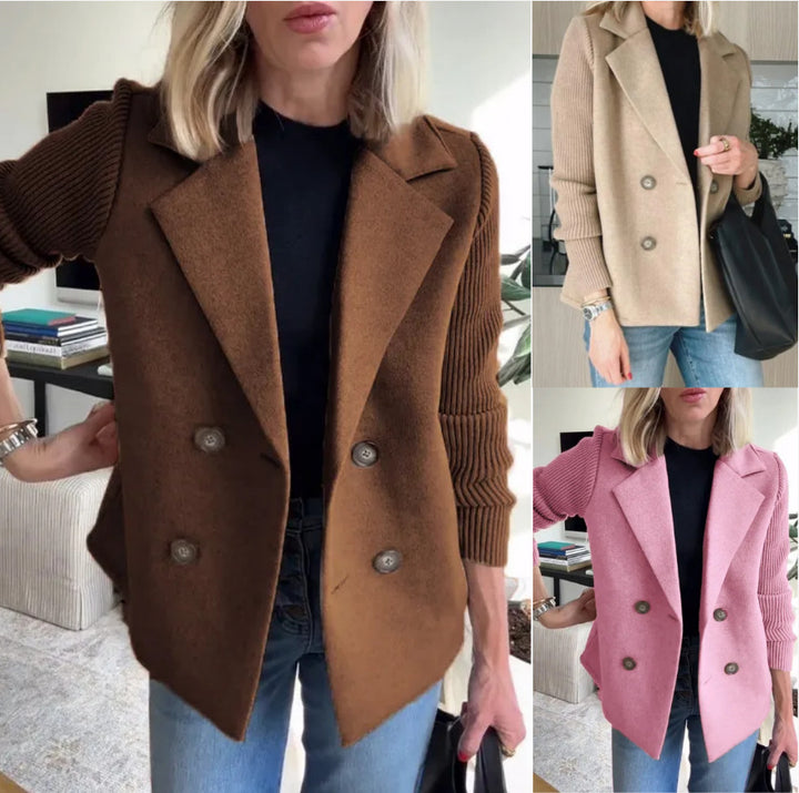Damer Trendig Oversized-Blazer med Dubbelrad Mirla-Eva Jonsson
