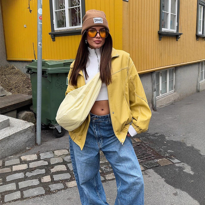 Damer Trendig Oversized Jacka Mirla-Eva Jonsson