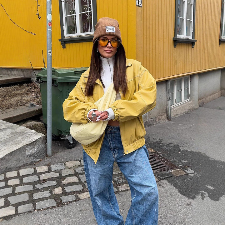 Damer Trendig Oversized Jacka Mirla-Eva Jonsson