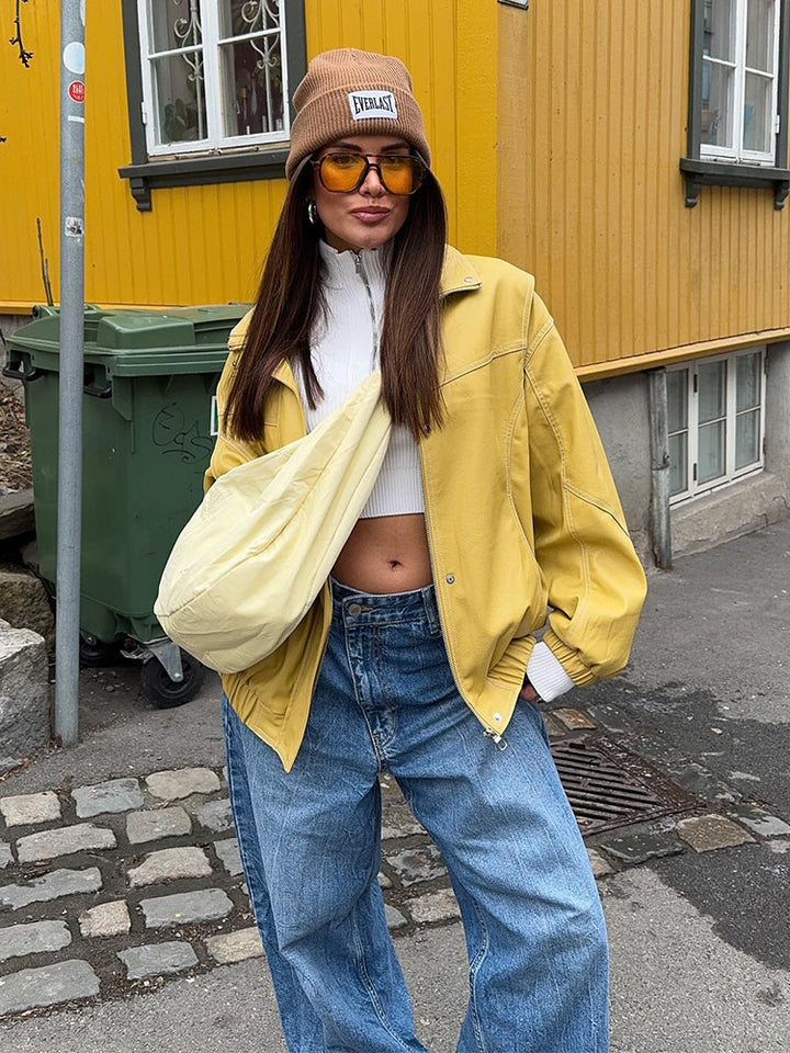Damer Trendig Oversized Jacka Mirla-Eva Jonsson