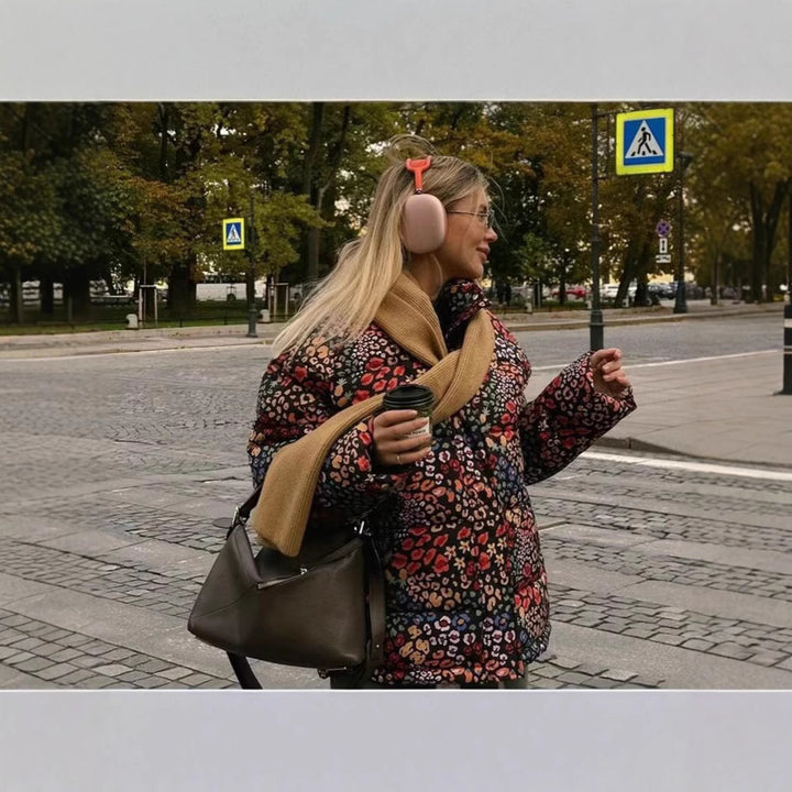Damer Trendig Oversized-Jacka med unikt djurmotiv Mirla-Eva Jonsson