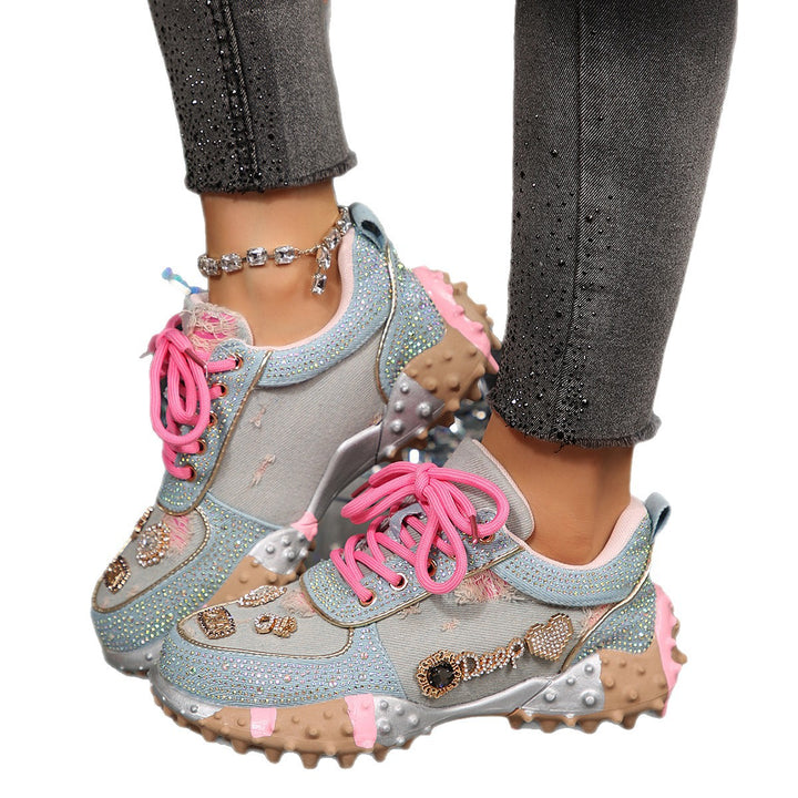 Damer Trendiga och utsmyckade sneakers Mirla-Eva Jonsson