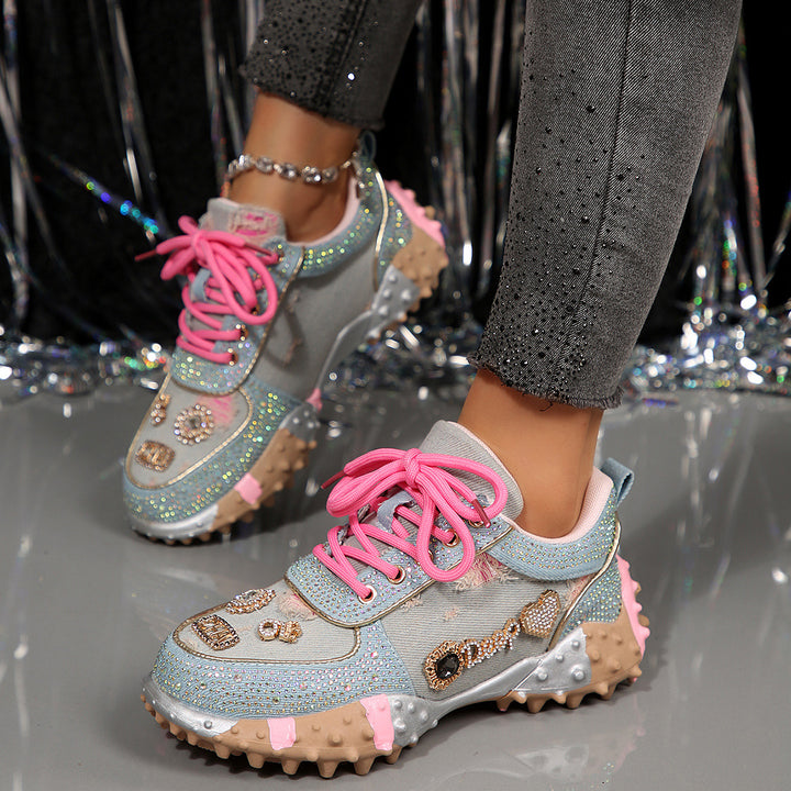 Damer Trendiga och utsmyckade sneakers Mirla-Eva Jonsson