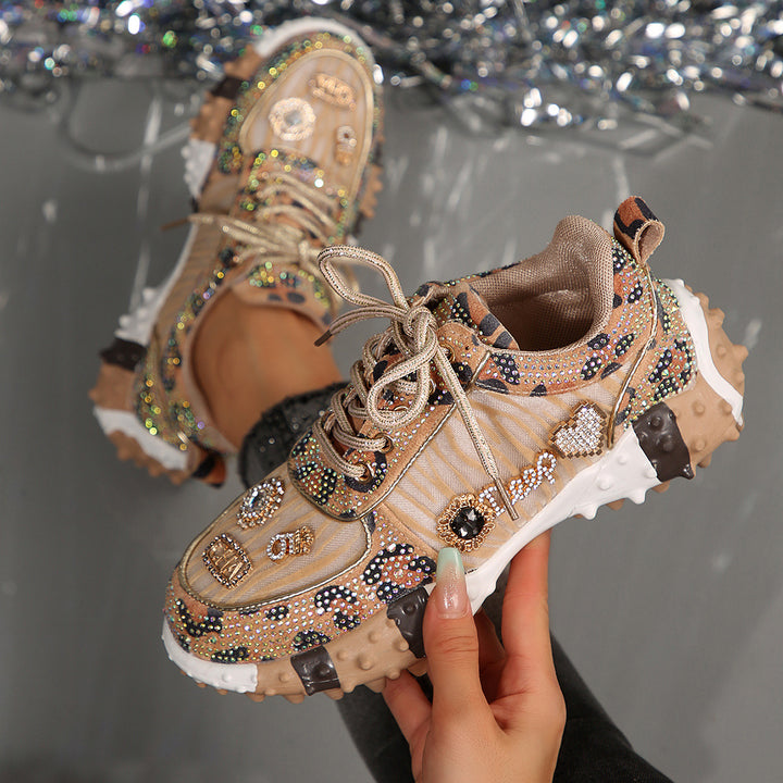 Damer Trendiga och utsmyckade sneakers Mirla-Eva Jonsson