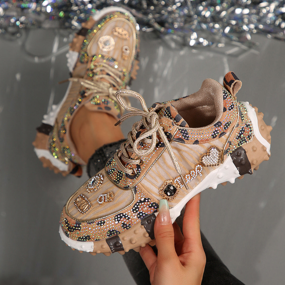 Damer Trendiga och utsmyckade sneakers Mirla-Eva Jonsson