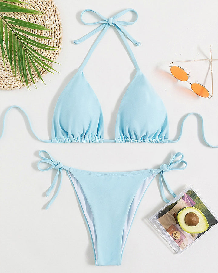 Damer Triangel-Bikini med justerbara knytband och elegant snitt Mirla-Eva Jonsson