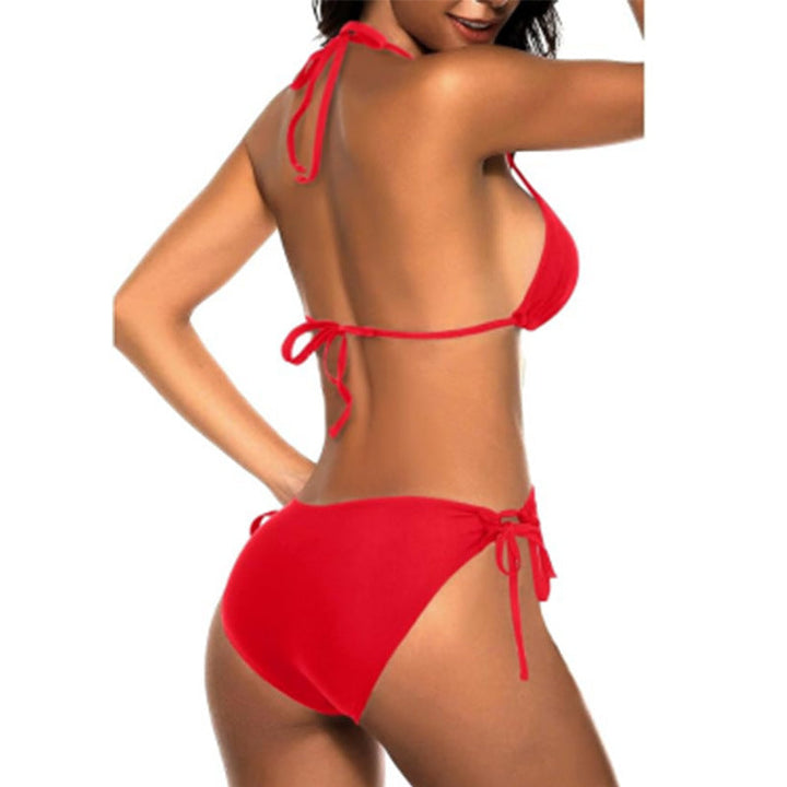 Damer Triangel-Bikini-set med justerbara axelband och minimalistisk design Mirla-Eva Jonsson