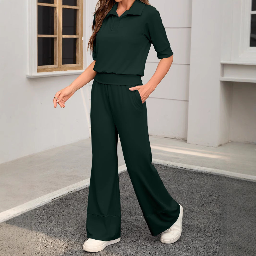 Damer Tvådelat Fritidsset med Löst Snitt och Mode Detaljer Mirla-Eva Jonsson