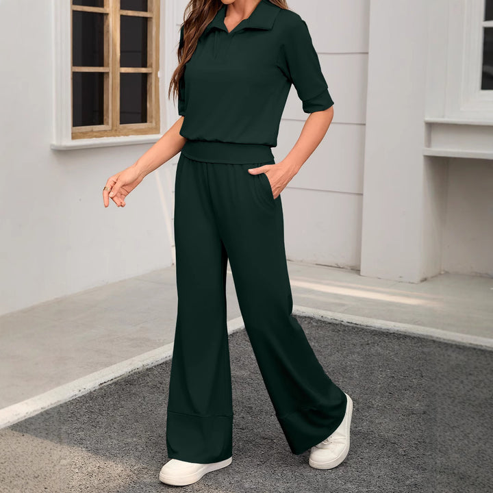 Damer Tvådelat Fritidsset med Löst Snitt och Mode Detaljer Mirla-Eva Jonsson