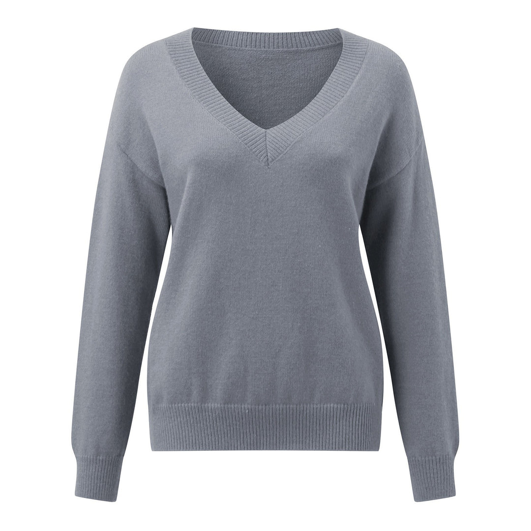 Damer V-hals Stickad tröja Mirla-Eva Jonsson