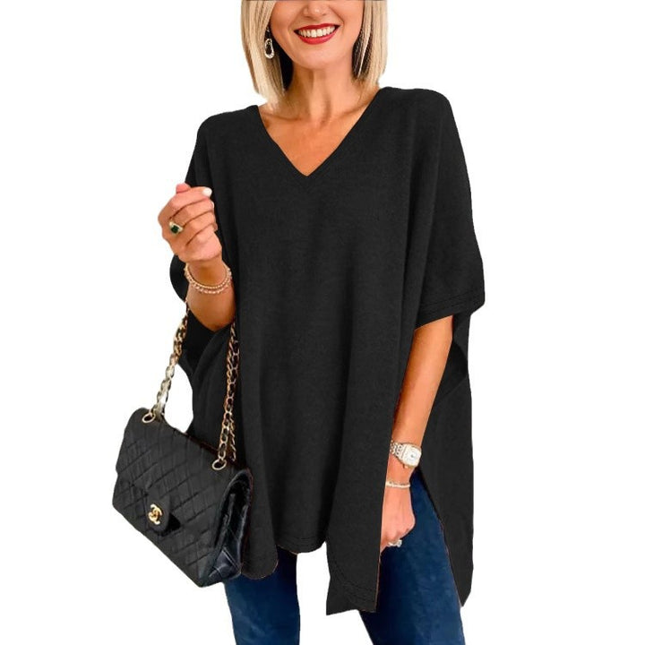 Damer V-ringad Oversized-tunika Mirla-Eva Jonsson