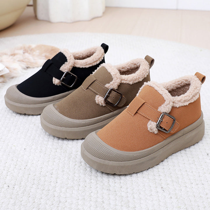 Damer Varmfodrade Slip-On Sneakers med justerbart band Mirla-Eva Jonsson