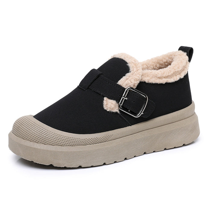 Damer Varmfodrade Slip-On Sneakers med justerbart band Mirla-Eva Jonsson