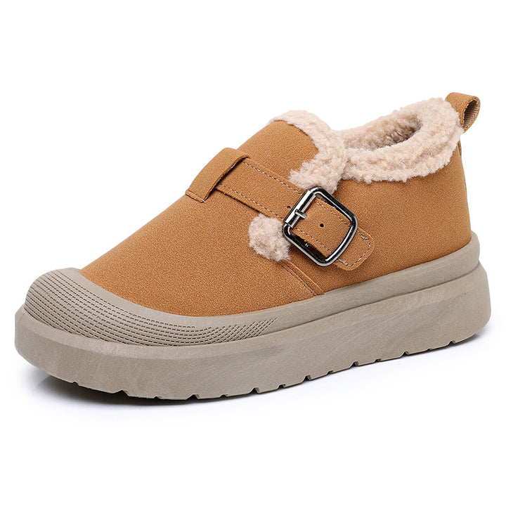 Damer Varmfodrade Slip-On Sneakers med justerbart band Mirla-Eva Jonsson