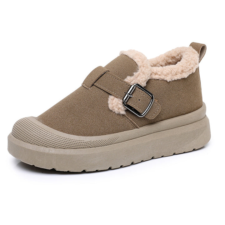 Damer Varmfodrade Slip-On Sneakers med justerbart band Mirla-Eva Jonsson
