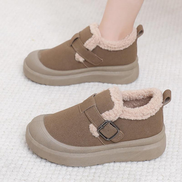 Damer Varmfodrade Slip-On Sneakers med justerbart band Mirla-Eva Jonsson