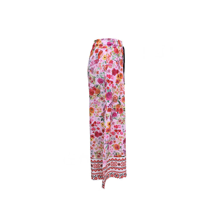Damer Vid Blommbyxor med Elastisk Midja och Praktiska Fickor Mirla-Eva Jonsson