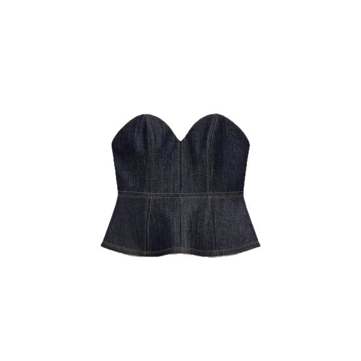 Damer Vida Denim-byxor med hög midja och moderiktig skärning Mirla-Eva Jonsson
