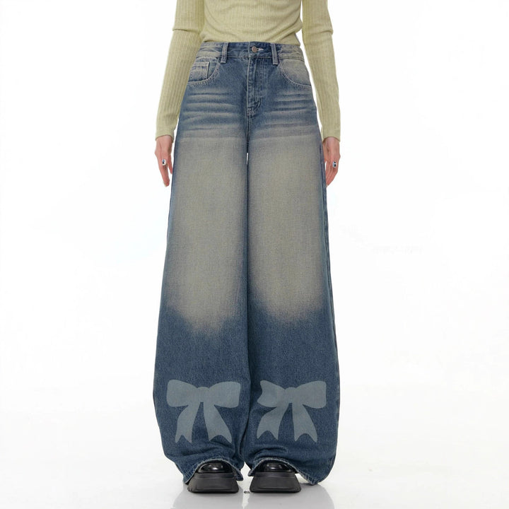Damer Vida Denim-byxor med spännande sladd detaljer Mirla-Eva Jonsson