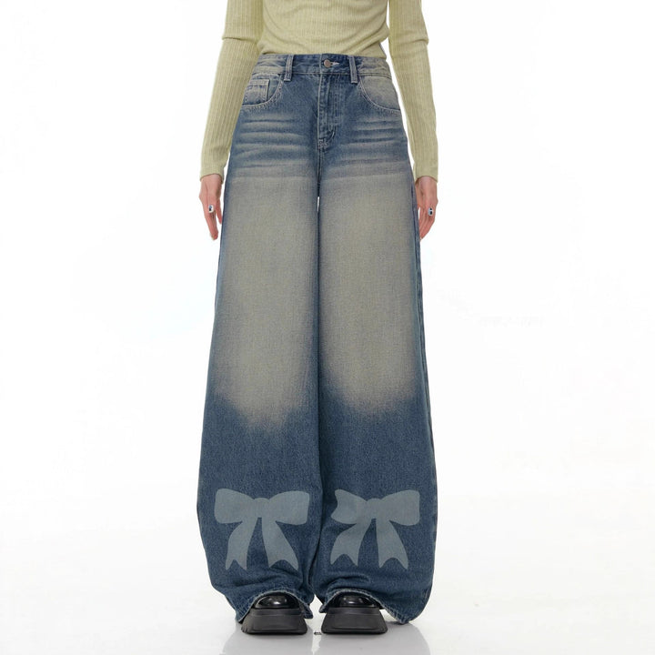 Damer Vida Denim-byxor med spännande sladd detaljer Mirla-Eva Jonsson