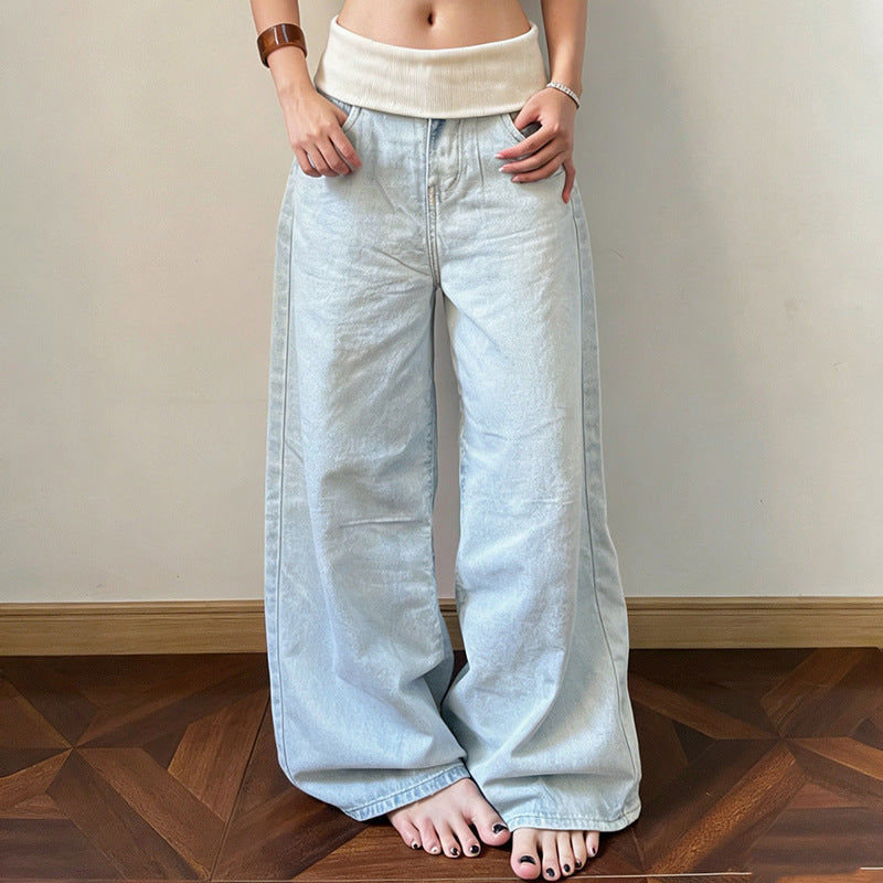 Damer Vida jeans med hög midja och elastisk komfort Mirla-Eva Jonsson