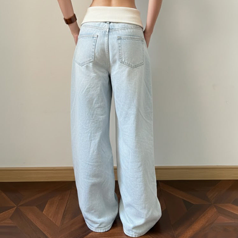 Damer Vida jeans med hög midja och elastisk komfort Mirla-Eva Jonsson