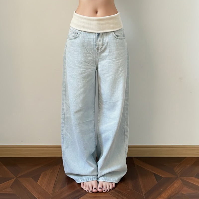 Damer Vida jeans med hög midja och elastisk komfort Mirla-Eva Jonsson