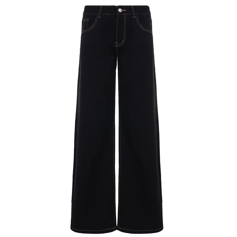 Damer Vida jeans med hög midja och elegant sömnad Mirla-Eva Jonsson