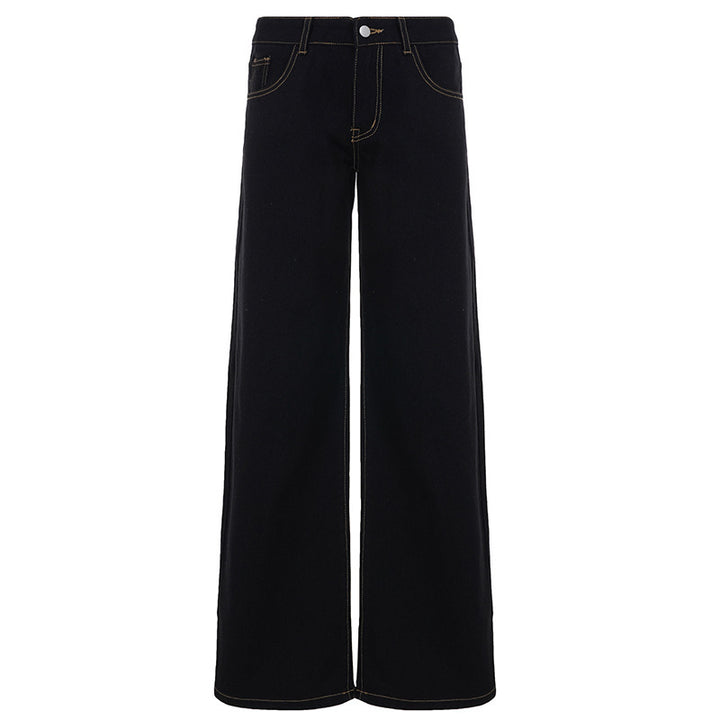 Damer Vida jeans med hög midja och elegant sömnad Mirla-Eva Jonsson