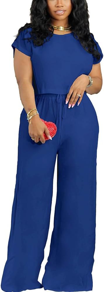 Damer Vidben Jumpsuit med elastisk midja Mirla-Eva Jonsson