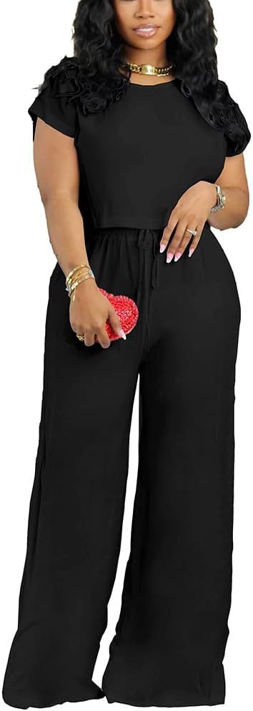 Damer Vidben Jumpsuit med elastisk midja Mirla-Eva Jonsson