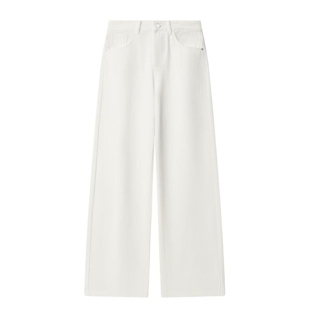 Damer Vintage Högmidja Bredben Jeans med autentisk Denim Mirla-Eva Jonsson