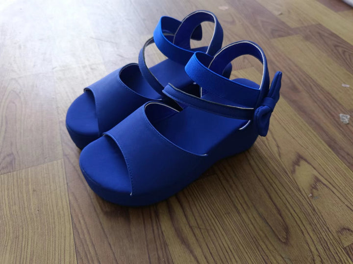 Damer Wedge-sandaler med elegant båtapplikation och halkfri sula Mirla-Eva Jonsson