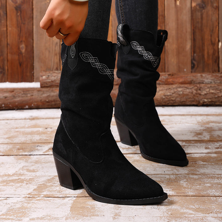 Damer Westernstövlar med elegant slip-on design Mirla-Eva Jonsson