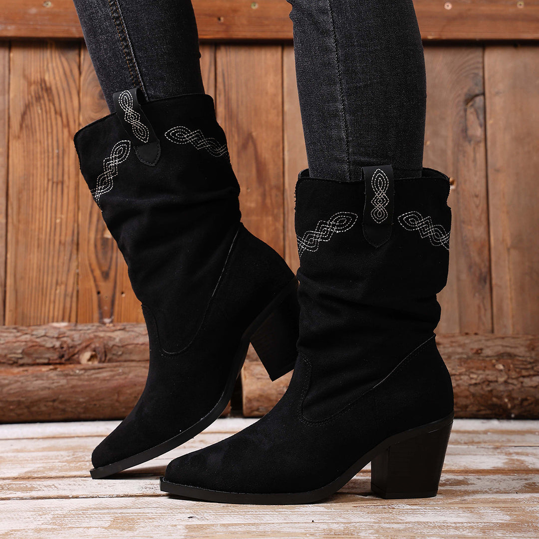 Damer Westernstövlar med elegant slip-on design Mirla-Eva Jonsson