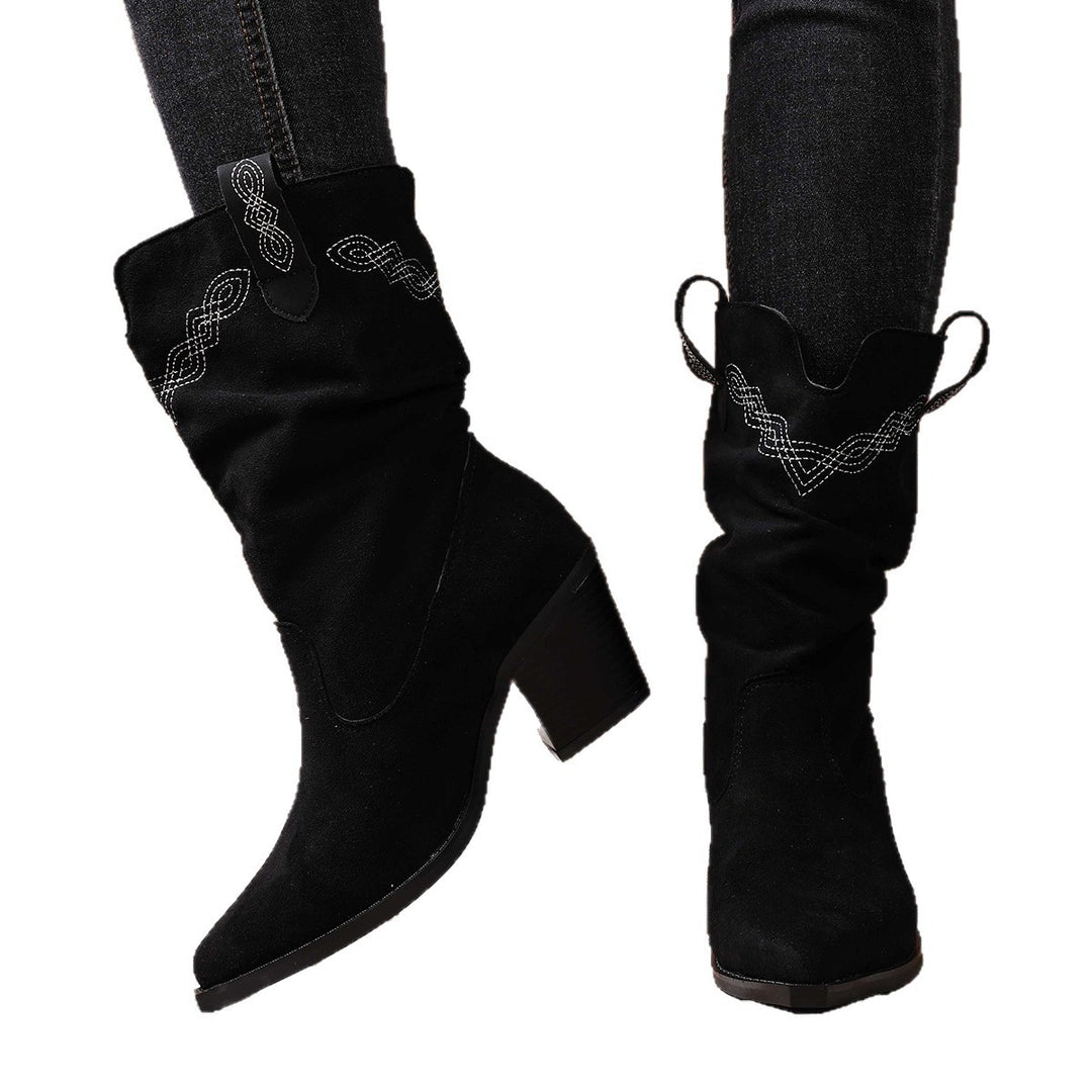 Damer Westernstövlar med elegant slip-on design Mirla-Eva Jonsson