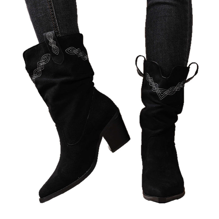 Damer Westernstövlar med elegant slip-on design Mirla-Eva Jonsson