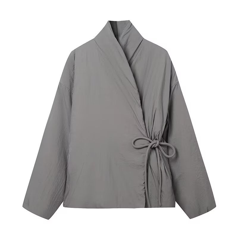 Damer Wrap Jacka med Äkta Design Mirla-Eva Jonsson