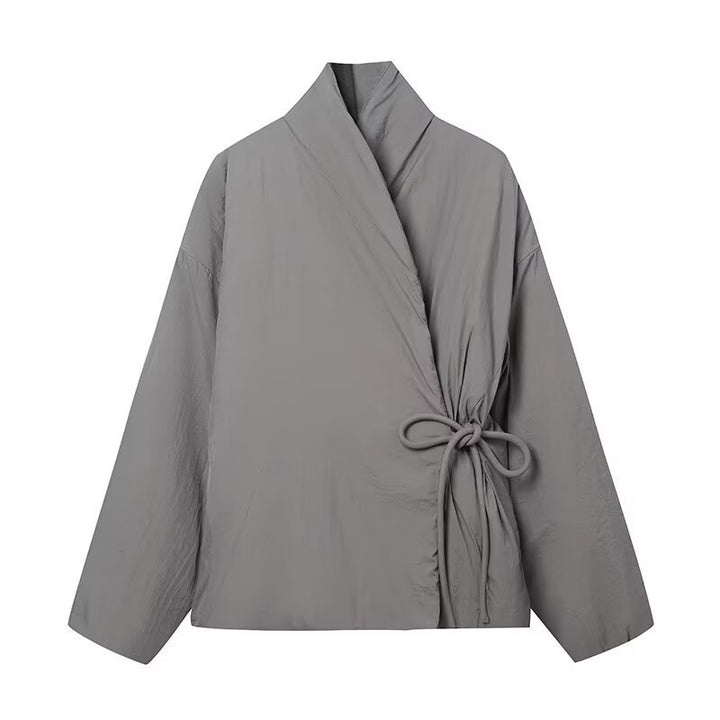 Damer Wrap Jacka med Äkta Design Mirla-Eva Jonsson