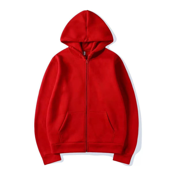 Damer Zip-Hoodie med bekväma fickor och hög krage Eva Jonsson-Eva Jonsson