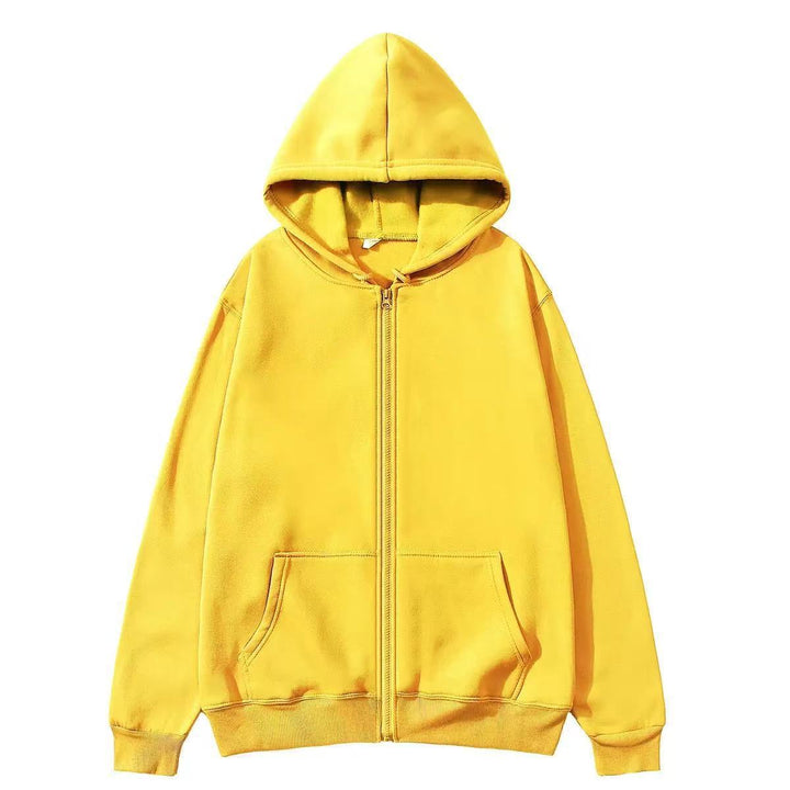 Damer Zip-Hoodie med bekväma fickor och hög krage Eva Jonsson-Eva Jonsson