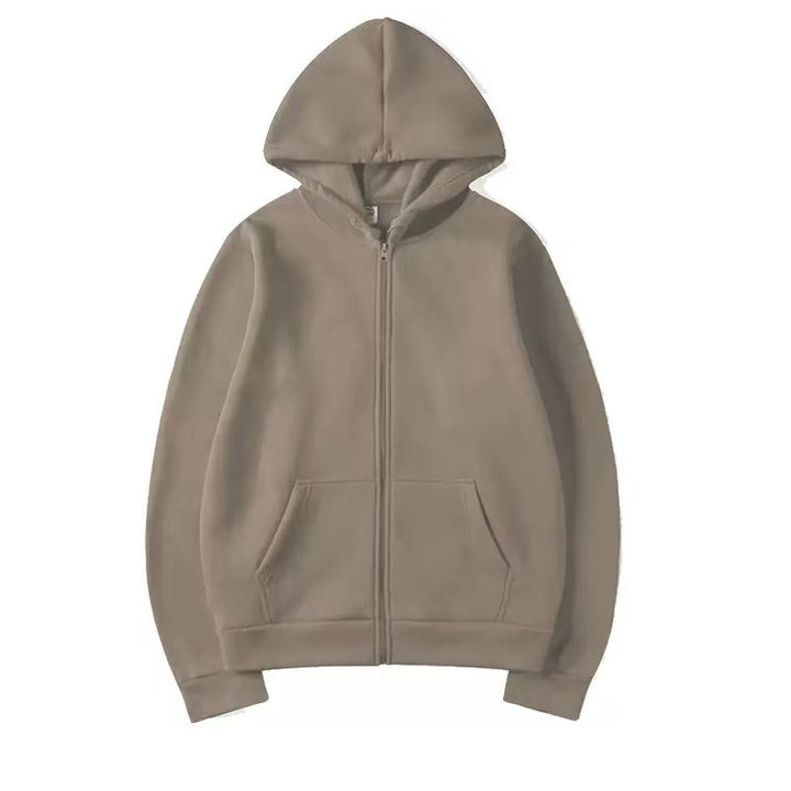 Damer Zip-Hoodie med bekväma fickor och hög krage Eva Jonsson-Eva Jonsson