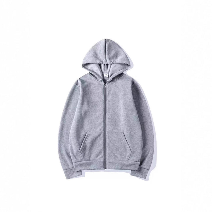 Damer Zip-Hoodie med bekväma fickor och hög krage Eva Jonsson-Eva Jonsson