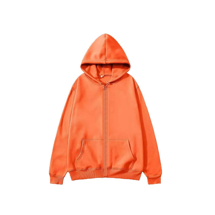 Damer Zip-Hoodie med bekväma fickor och hög krage Eva Jonsson-Eva Jonsson