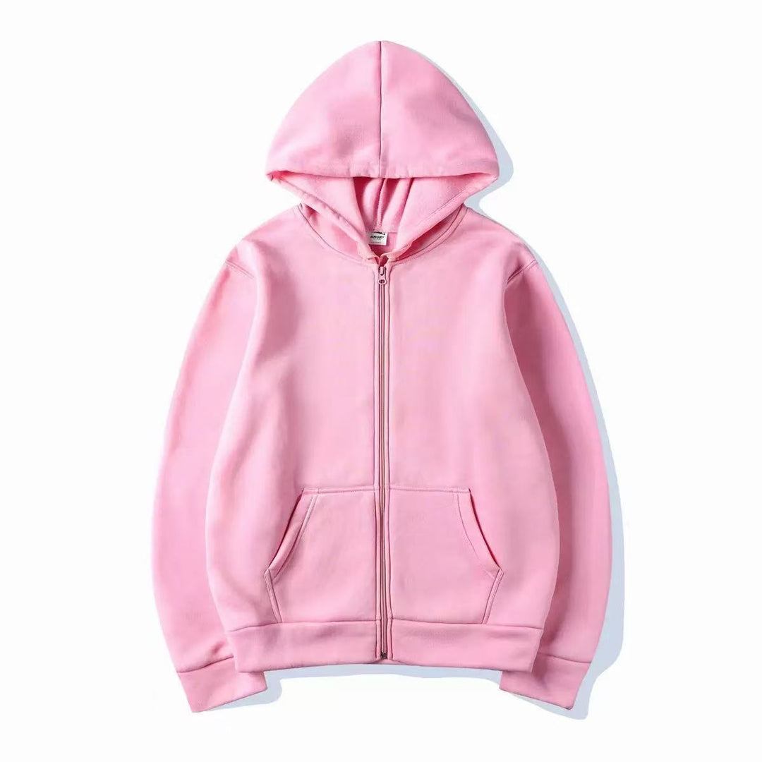 Damer Zip-Hoodie med bekväma fickor och hög krage Eva Jonsson-Eva Jonsson