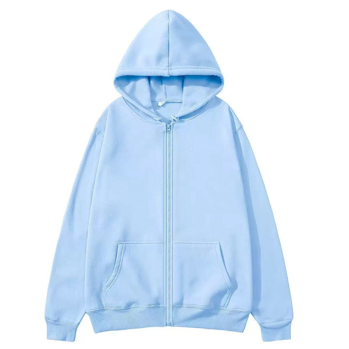 Damer Zip-Hoodie med bekväma fickor och hög krage Eva Jonsson-Eva Jonsson