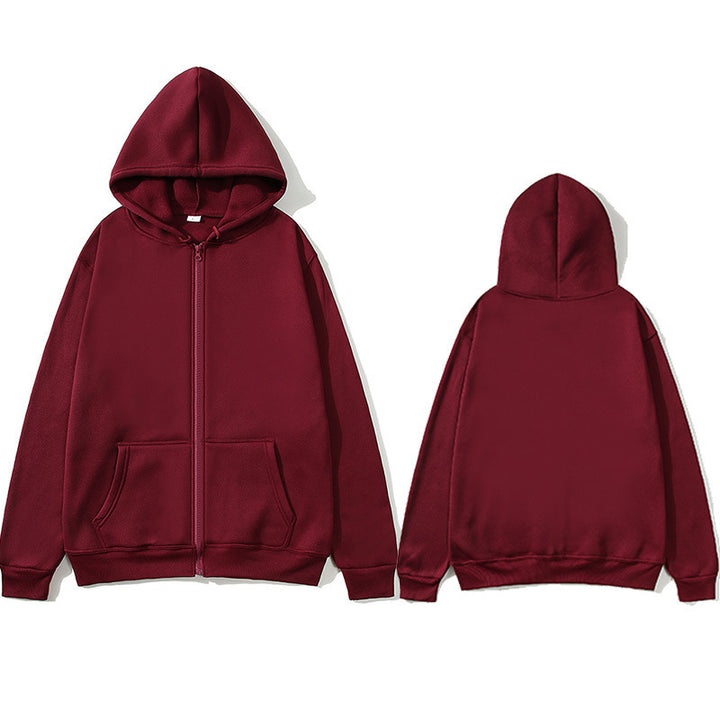 Damer Zip-Hoodie med mjukt foder och kängurufickor Mirla-Eva Jonsson