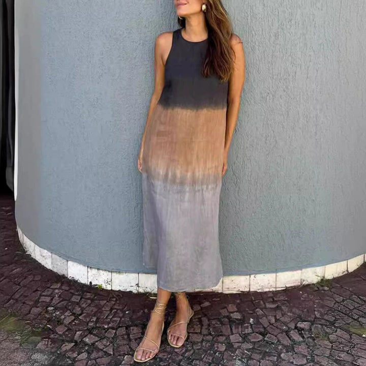 Damer ärmlös maxikjol med mjuk färgövergång Mirla-Eva Jonsson
