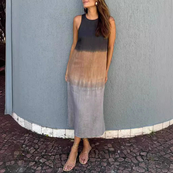 Damer ärmlös maxikjol med mjuk färgövergång Mirla-Eva Jonsson