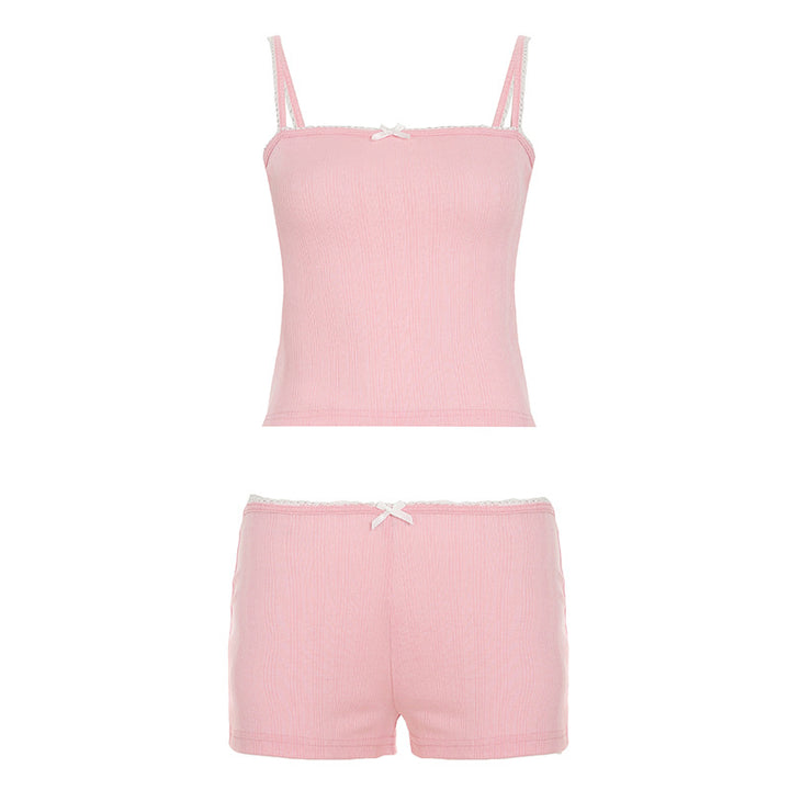 Damer ärmlös topp och korta shorts set Mirla-Eva Jonsson